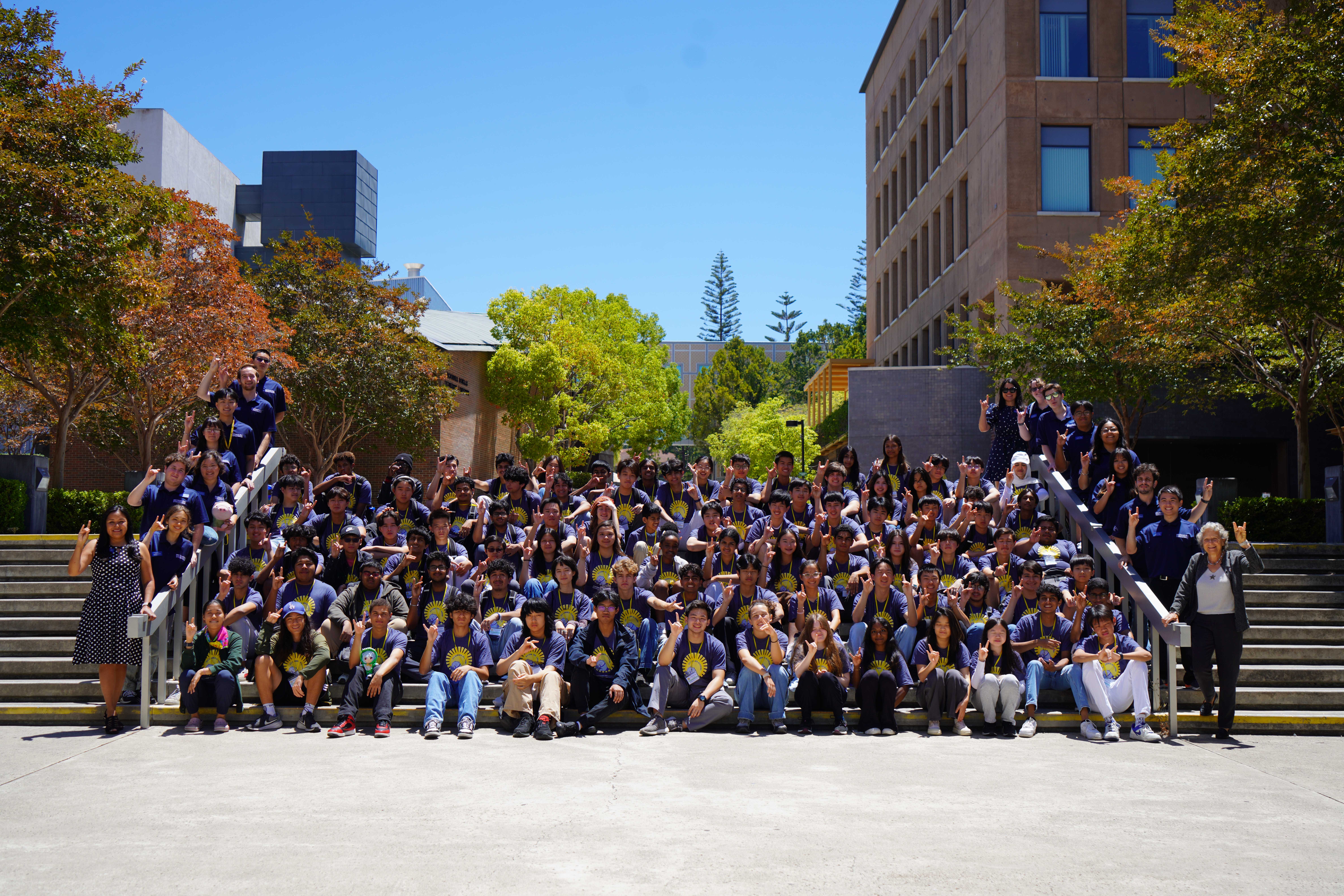 Group photo of ICS Summer Academy.
